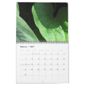 Grüntöne in der Natur Kalender (Feb 2027)