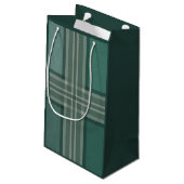 Grüntöne Kleine Geschenktüte (Rückseite Schrägansicht)