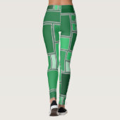 Grüntöne Leggings (Rückseite)