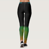 Grüntöne Leggings (Rückseite)