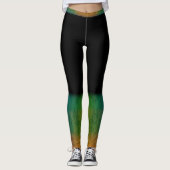 Grüntöne Leggings (Vorderseite)