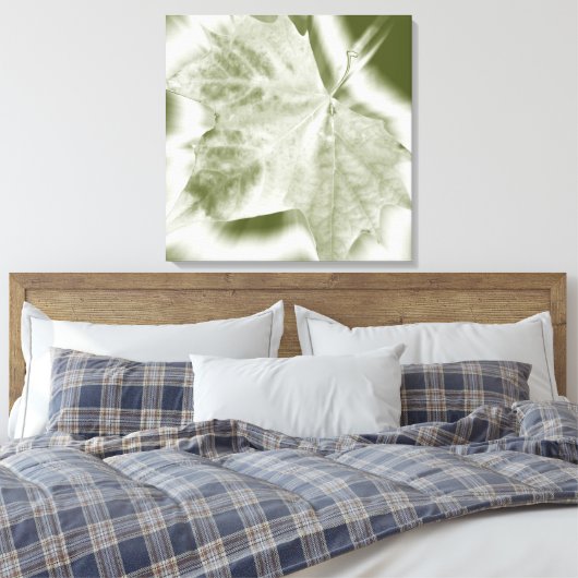 Grüntöne Leinwanddruck (Insitu (Schlafzimmer))