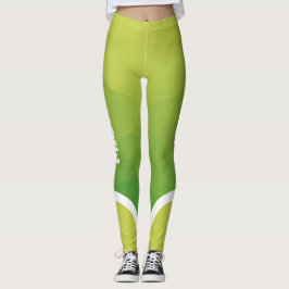 Grüntöne mit dem Namen modern Leggings