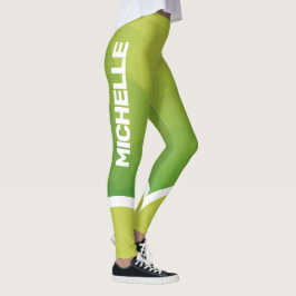 Grüntöne mit dem Namen modern Leggings