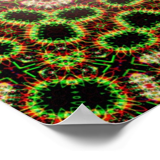 Grüntöne Poster (Ecke)