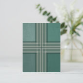 Grüntöne Postkarte (Stehend Vorderseite)