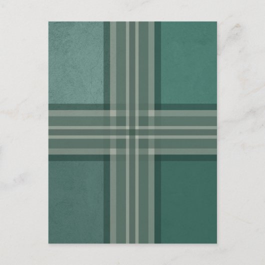 Grüntöne Postkarte (Vorderseite)