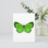 Grüntöne Postkarte (Stehend Vorderseite)