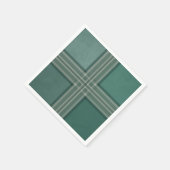 Grüntöne Serviette (Ecke)