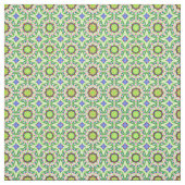 Grüntöne und Blues der geometrischen Muster Stoff (Muster)