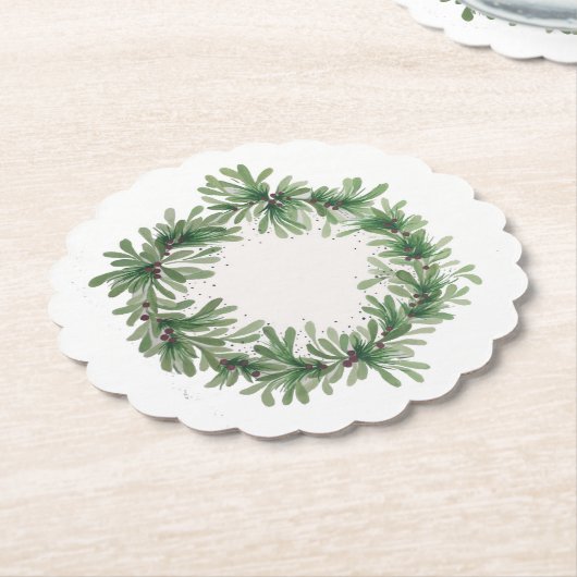 Grüntöne Untersetzer (angewinkelt)