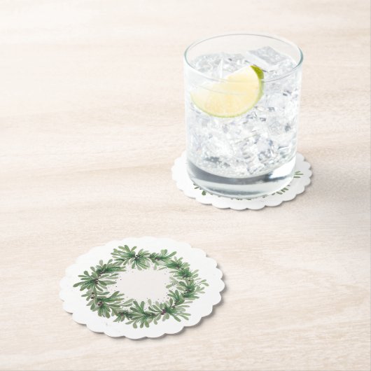 Grüntöne Untersetzer (Vor Ort)