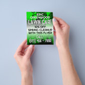 Grüntonrasenpflege inspiriert flyer (Gruppe)