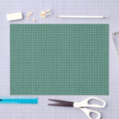 Grüntütenpapier Gingham-Jade Seidenpapier (Handwerk)