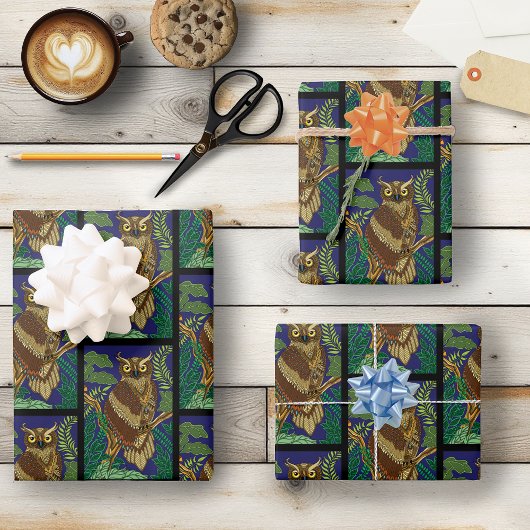 Grünwald-Blätter Geschenkpapier Set