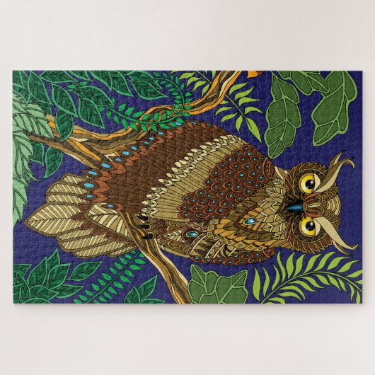 Grünwald-Blätter Puzzle (Horizontal)