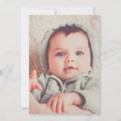 Grünwald Foto Taufe Einladung (Rückseite)