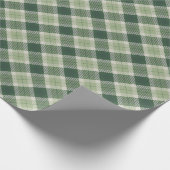 Grünwald kariert geschenkpapier (Ecke)