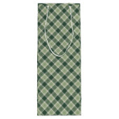 Grünwald kariert geschenktüte für weinflaschen (Rückseite)