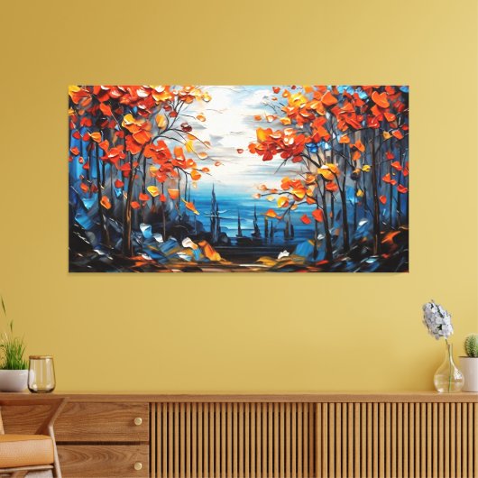 Grünwald Leinwanddruck (Insitu (Wohnzimmer))