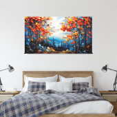 Grünwald Leinwanddruck (Insitu (Schlafzimmer))