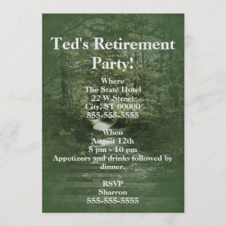 Grünwald mit Treppenweg Einladung