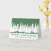 Grünwald Nephew & Familienweihnachtsfest Karte (Gelbe Blume)