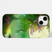 Grünwald und Vollmond Case-Mate iPhone Hülle (Rückseite (Horizontal))