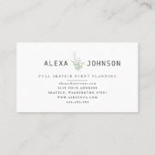 Grünwald Visitenkarte (Rückseite)