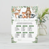 Grünwald Was ist in Ihrer Purse Game Card? Einladung (Stehend Vorderseite)