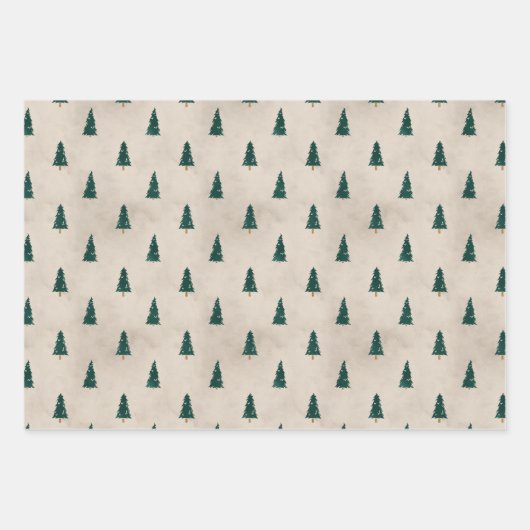 Grünwald Weihnachtswrapping Paper Sheets Geschenkpapier Set (Vorderseite 3)
