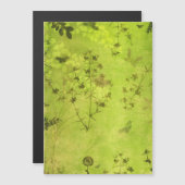 Grünwald-Wildblumen Schmetterling Magnetkarte (Vorne/Hinten)