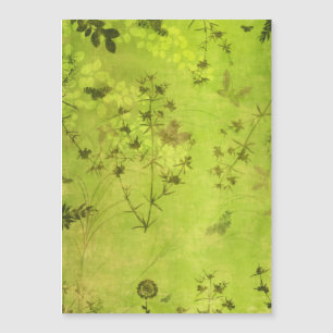 Grünwald-Wildblumen Schmetterling Magnetkarte