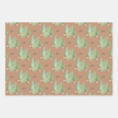 Grünwaldbäume - Umschlagpapier Geschenkpapier Set (Vorderseite 2)