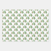 Grünwaldbäume - Umschlagpapier Geschenkpapier Set (Vorderseite)