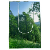 Grünwaldlandschaftsfotografie Mittlere Geschenktüte (Rückseite)