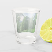 Grünwaldlandschaftsfotografie Schnapsglas (Rückseite)