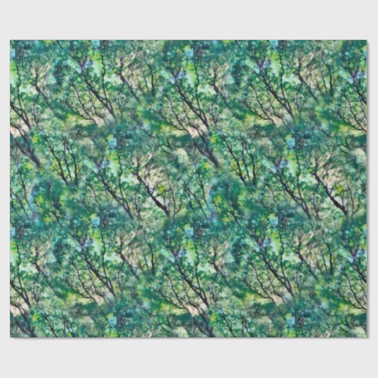 Grünwaldmuster Geschenkpapier (Flach)