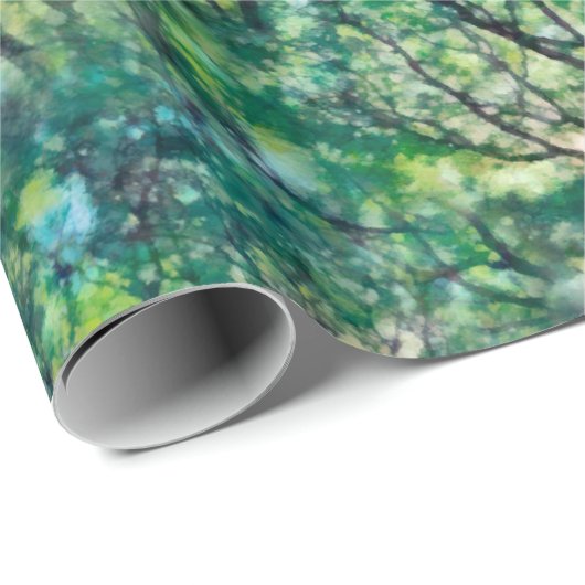 Grünwaldmuster Geschenkpapier (Rolleneckpunkt)