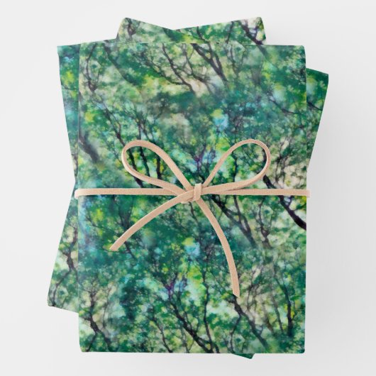 Grünwaldmuster Geschenkpapier Set (Beispiel)