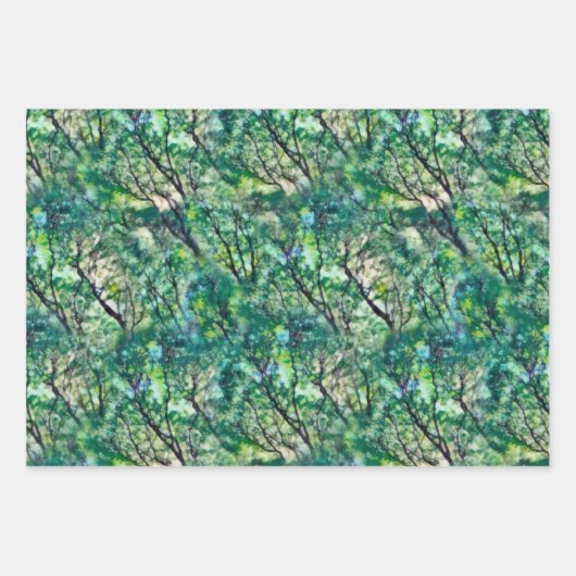 Grünwaldmuster Geschenkpapier Set (Vorderseite)