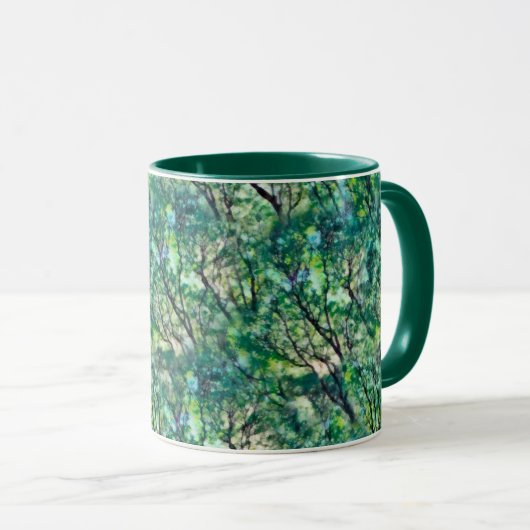 Grünwaldmuster Tasse (VorderseiteRechts)