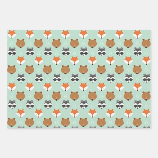 Grünwaldtier Geschenkpapier Set (Vorderseite 3)