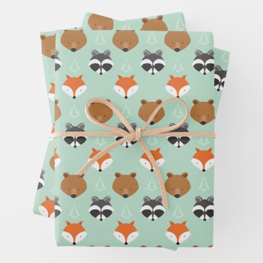 Grünwaldtier Geschenkpapier Set (Beispiel)