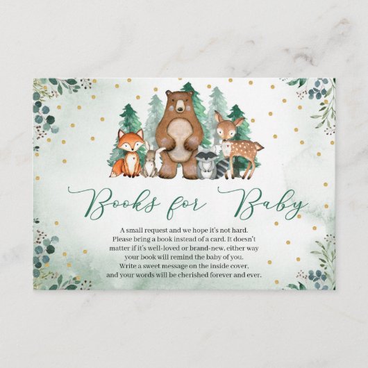 Grünwaldtiere Buchanfrage Begleitkarte (Vorderseite)