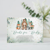 Grünwaldtiere Buchanfrage Begleitkarte (Stehend Vorderseite)