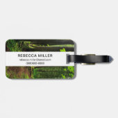 Grünwaldweg Landschaftlich Gepäckanhänger (Rückseite horizontal)