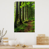Grünwaldweg Landschaftlich Poster (Küche)