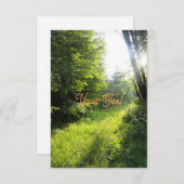 Grünwaldwiese Begleitkarte (Vorne/Hinten)