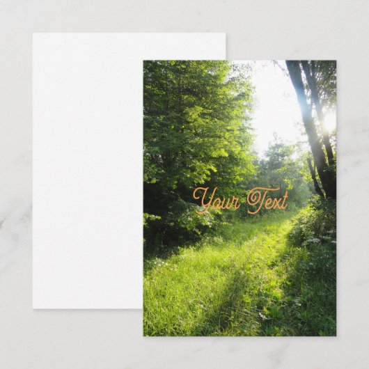 Grünwaldwiese Begleitkarte (Vorne/Hinten)